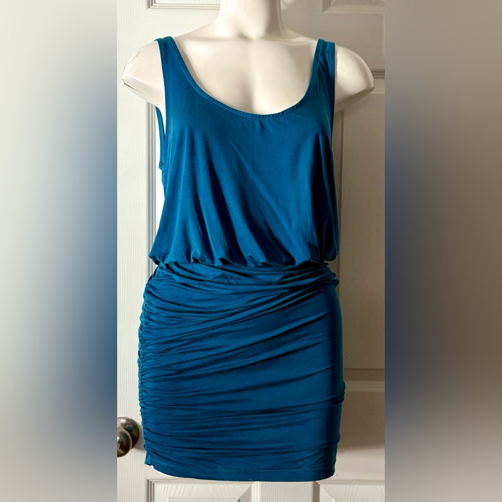NWT YFB Young Fabulous & Broke Sleeveless Ruched Dress size Medium